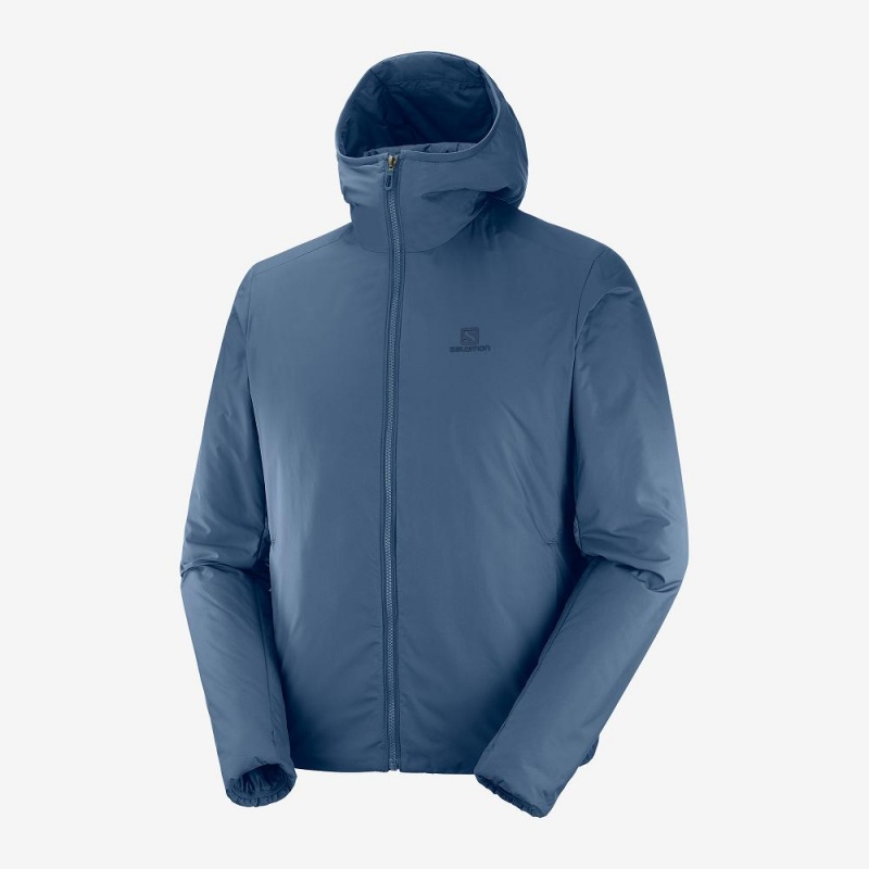 Salomon Outrack Insulated Hettegenser Marineblå | 60418-TFKC