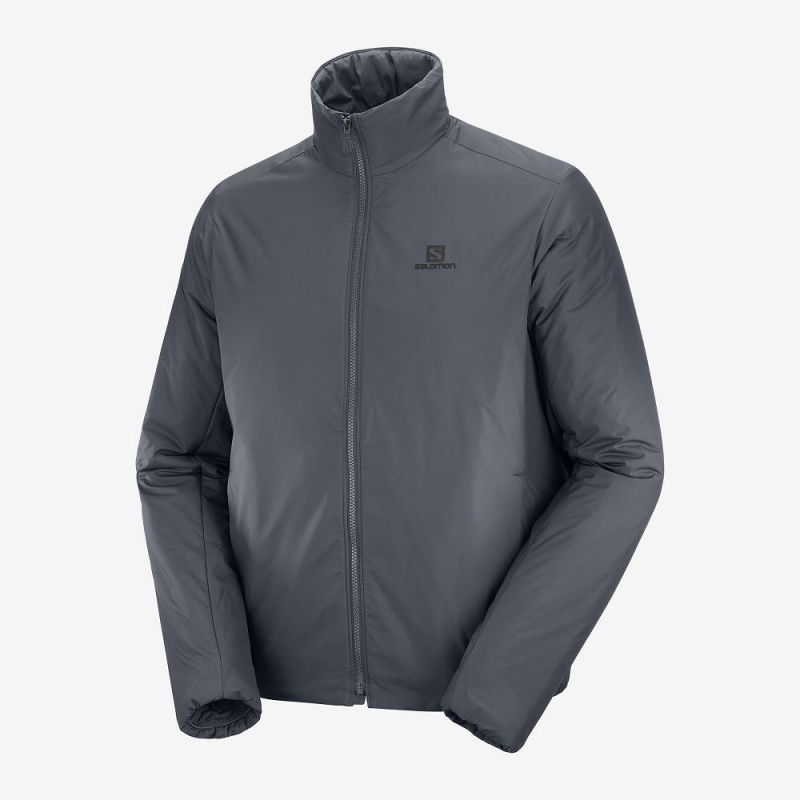 Salomon Outrack Insulated Jacket M Jakke Gray | 65092-OZXR