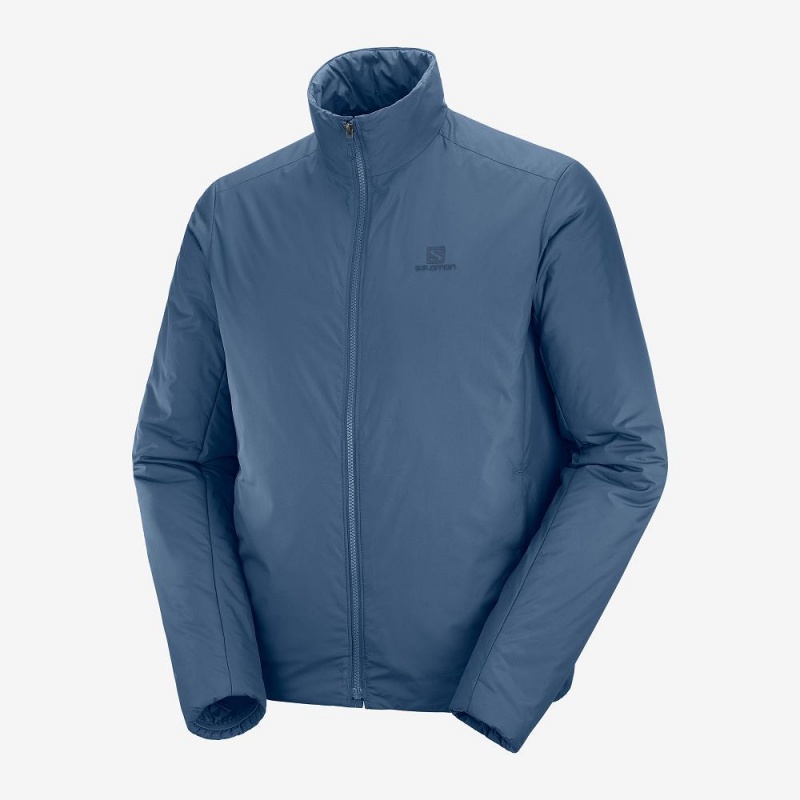 Salomon Outrack Insulated Jacket M Jakke Marineblå | 37804-BOKX