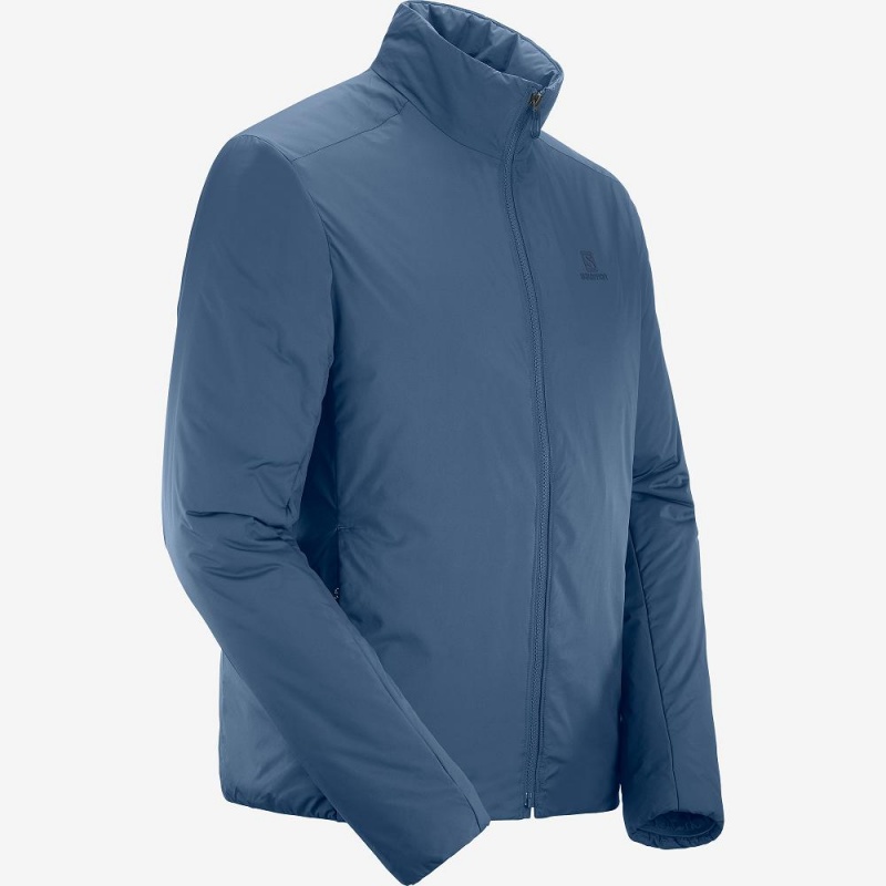 Salomon Outrack Insulated Jacket M Jakke Marineblå | 37804-BOKX