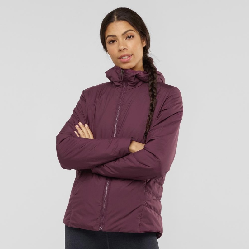 Salomon Outrack Insulated Jakke Lilla | 90358-TEAM