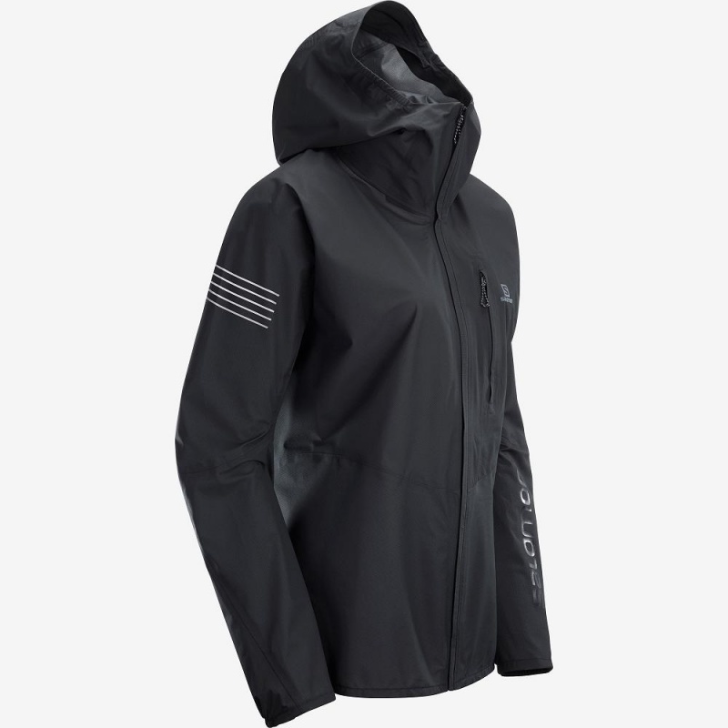 Salomon Outspeed 360 3L Jkt W Jakke Svarte | 14625-JNLT