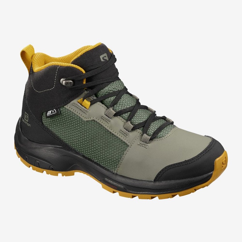 Salomon Outward Climasalomon Vanntette Trekking Grønn | 53690-SCWV