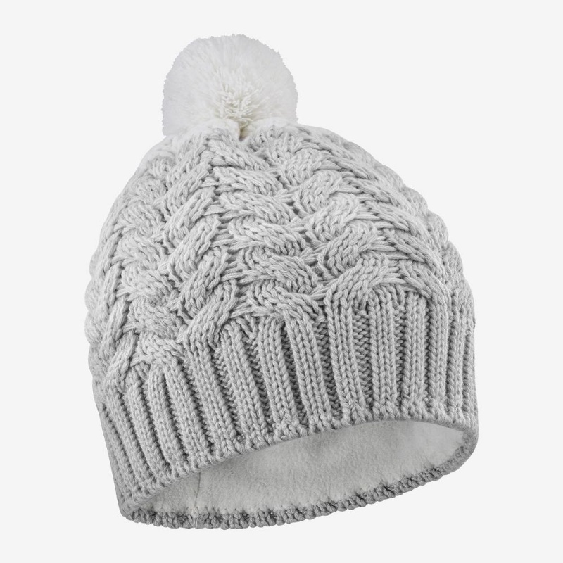 Salomon Poly Beanie Hatt Gray | 34270-VYTP