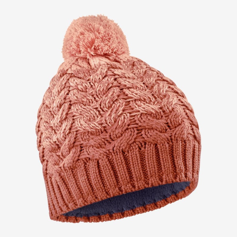 Salomon Poly Beanie Hatt Oransje | 54137-UKCO