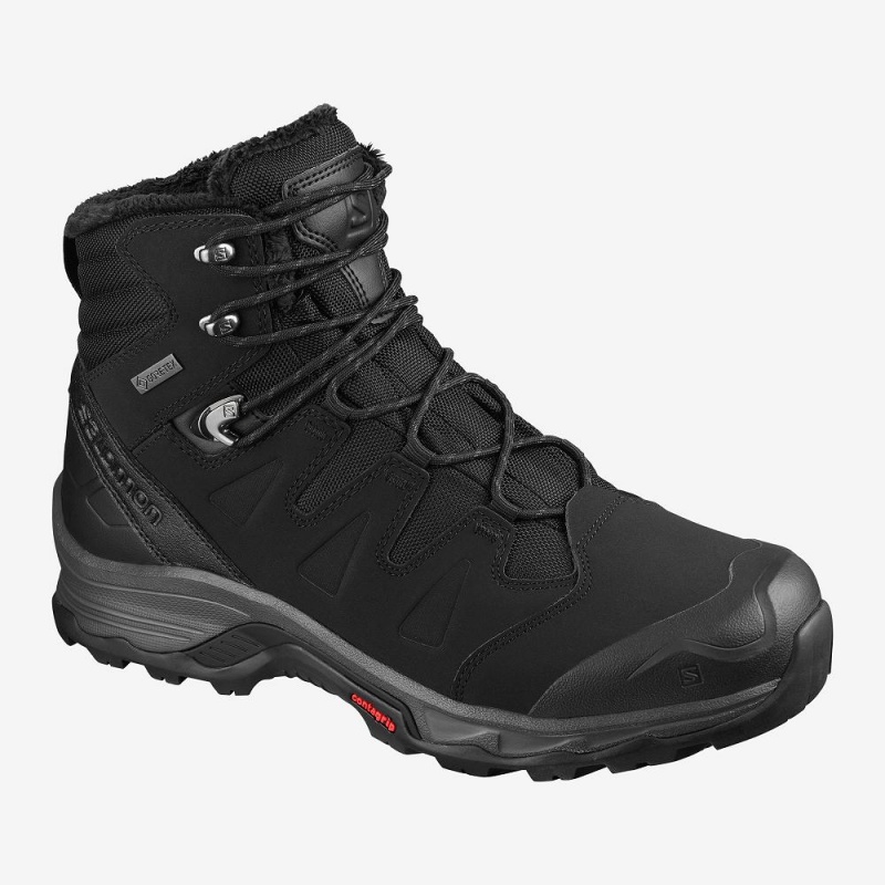 Salomon Quest Vinter Gtx Vinterstøvler Svarte | 29710-SQVJ