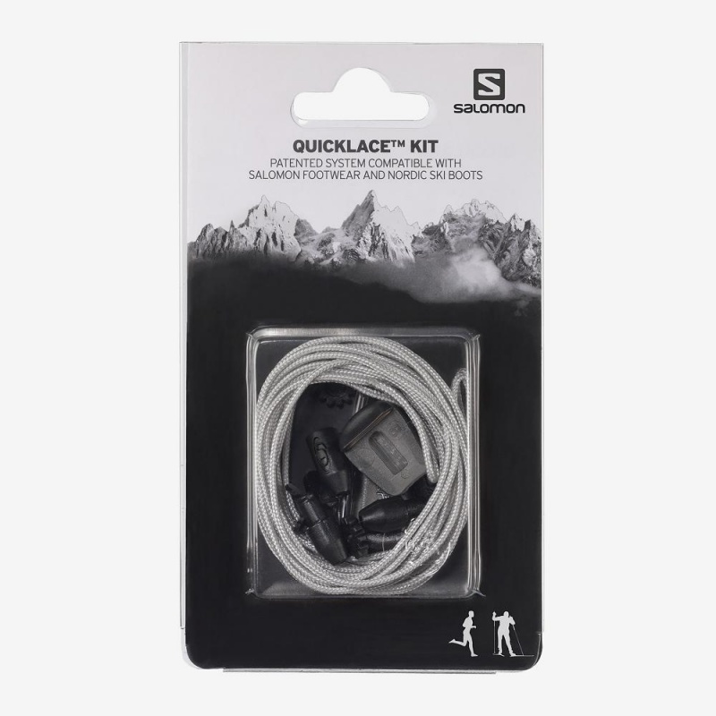 Salomon Quicklace Kit Quicklace Gray | 03479-FPYM