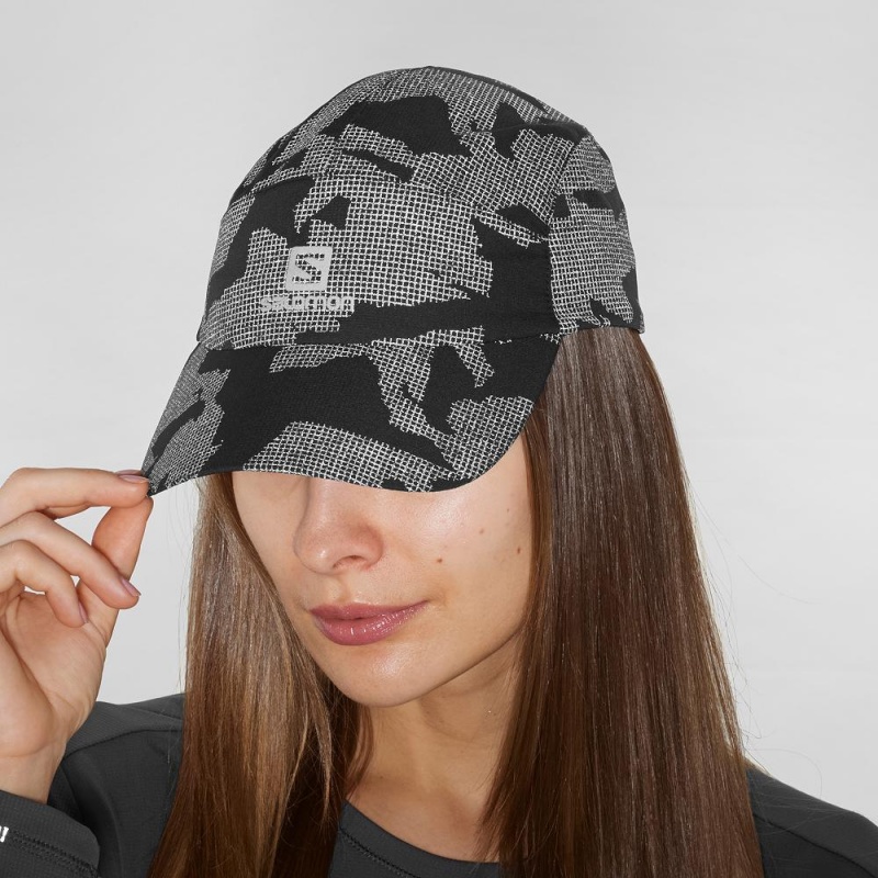 Salomon Reflective Caps Gray | 26073-GQHD