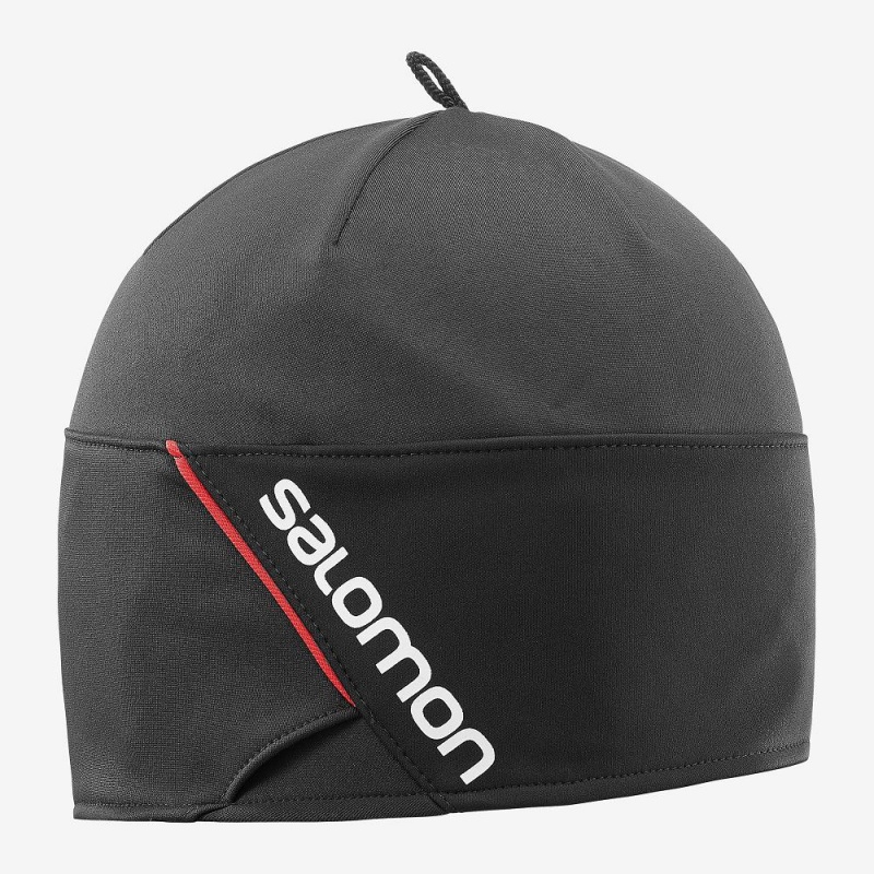 Salomon Rs Beanie Hatt Svarte | 47638-AUZG