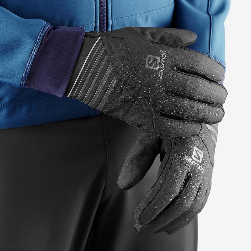 Salomon Rs Warm Glove U Hansker Svarte | 72938-MDNX