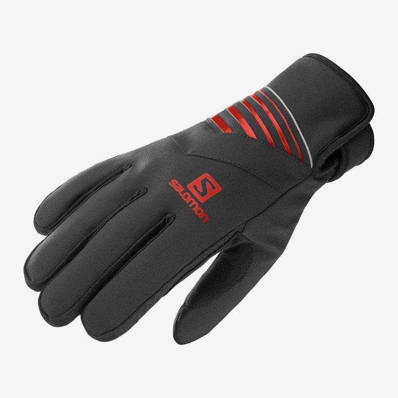 Salomon Rs Warm Glove U Hansker Svarte | 72496-WHOQ