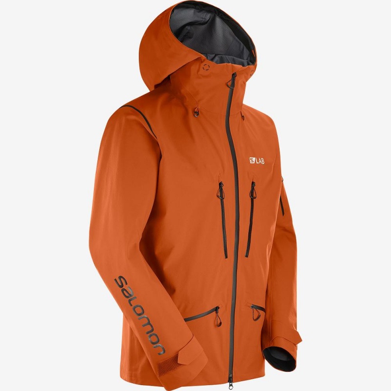 Salomon S Lab GtxU00Ae Pro 3L Shell Jacket M Jakke Brune | 92875-OVSF