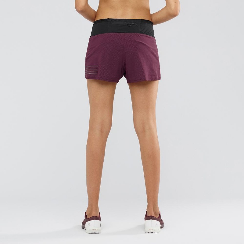 Salomon Sense Shorts Lilla | 45639-KQRJ