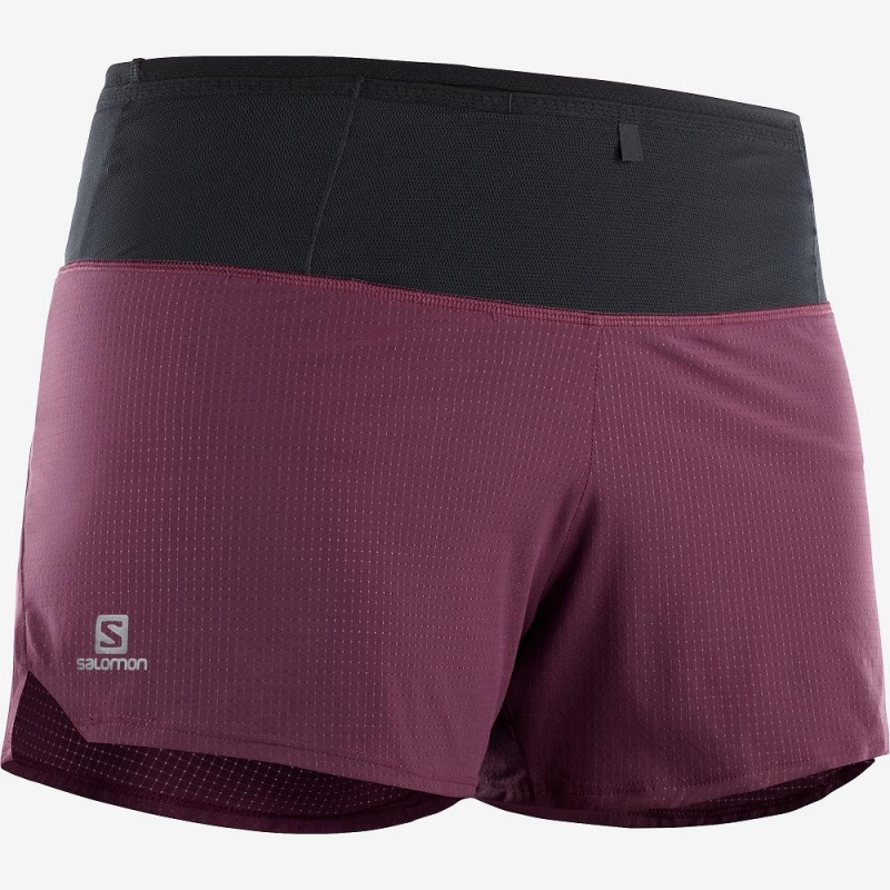 Salomon Sense Shorts Lilla | 45639-KQRJ