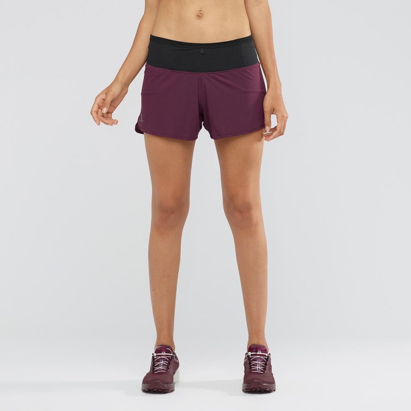 Salomon Sense Shorts Lilla | 45639-KQRJ