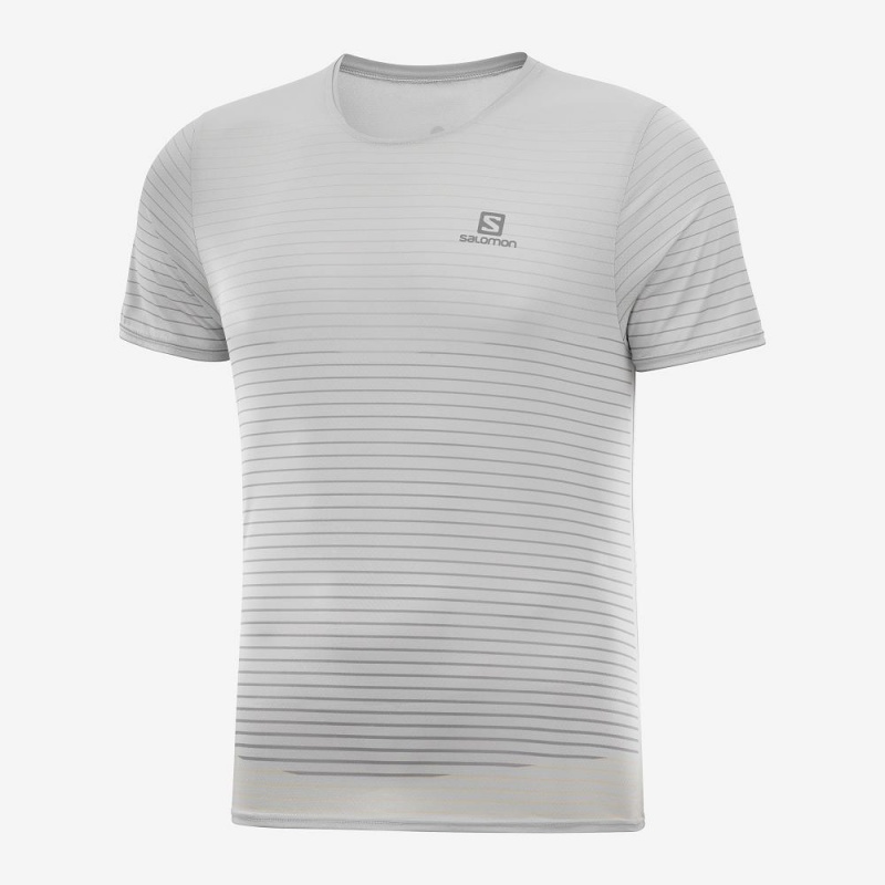 Salomon Sense Tee M Topper Hvite | 01372-QJKY