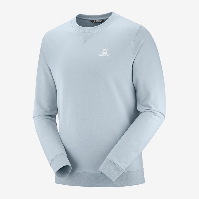 Salomon Shift Crewneck M Pullover Blå | 57210-OZWL