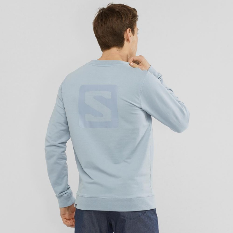 Salomon Shift Crewneck M Pullover Blå | 57210-OZWL