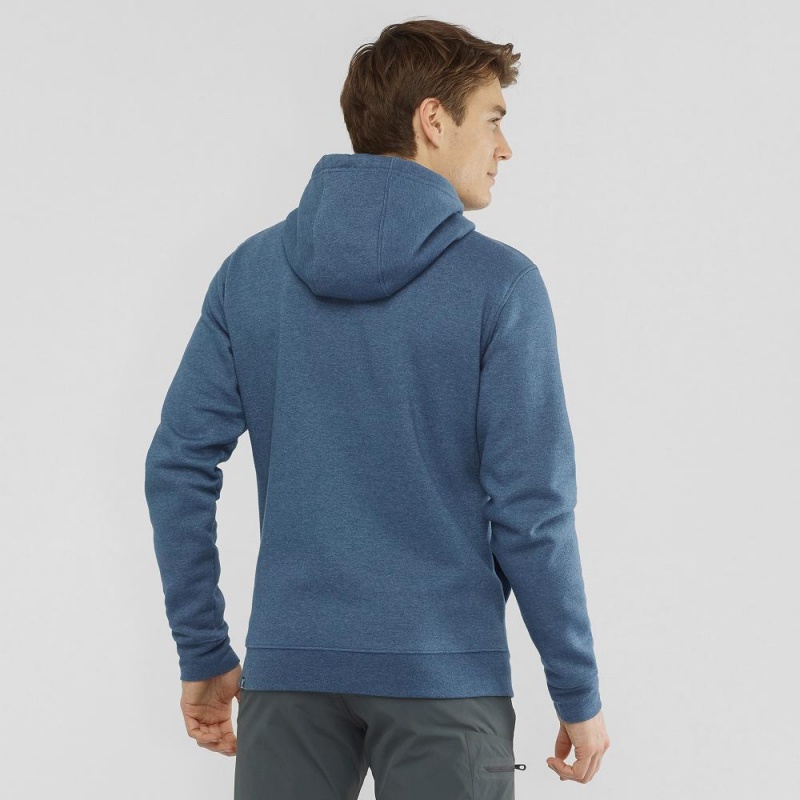 Salomon Shift Full Zip Hoodie M Løpejakke Marineblå | 93056-YQJL