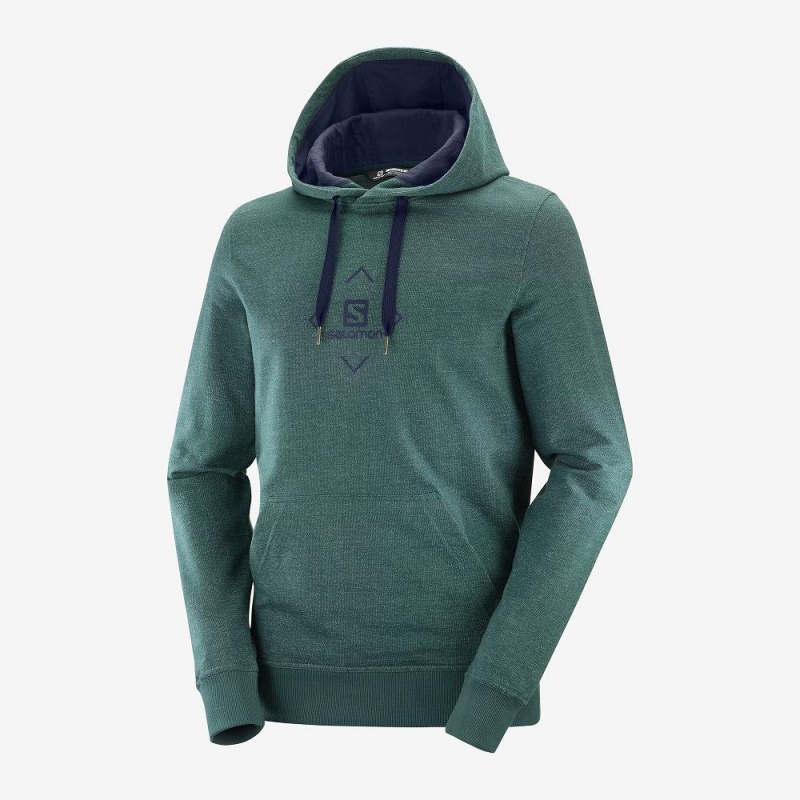 Salomon Shift Hoodie M Hettegenser Grønn | 38769-RKEM