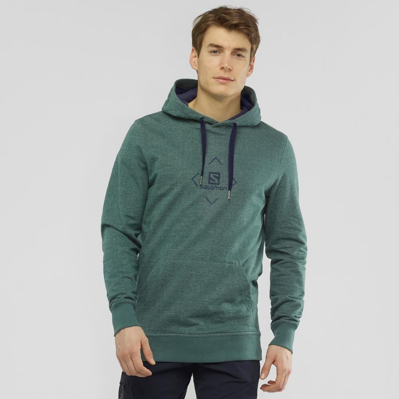 Salomon Shift Hoodie M Hettegenser Grønn | 38769-RKEM