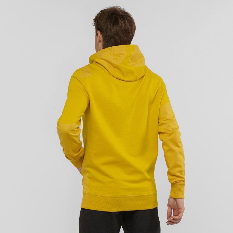 Salomon Shift Hoodie M Hettegenser Gul | 72083-LFPO