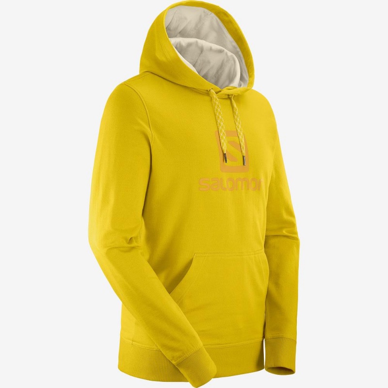 Salomon Shift Hoodie M Hettegenser Gul | 72083-LFPO