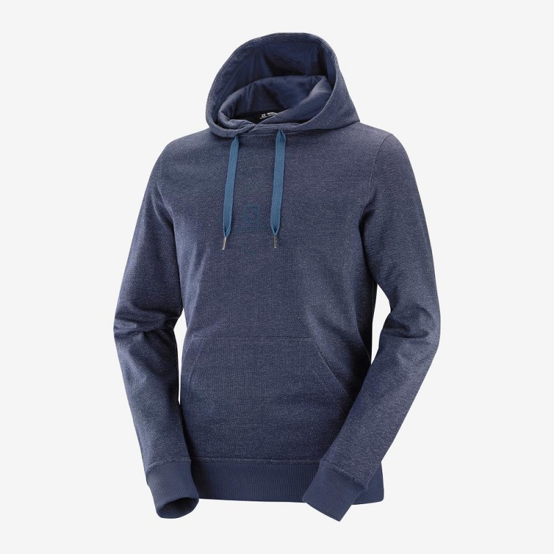 Salomon Shift Hoodie M Hettegenser Marineblå | 48619-BSQY