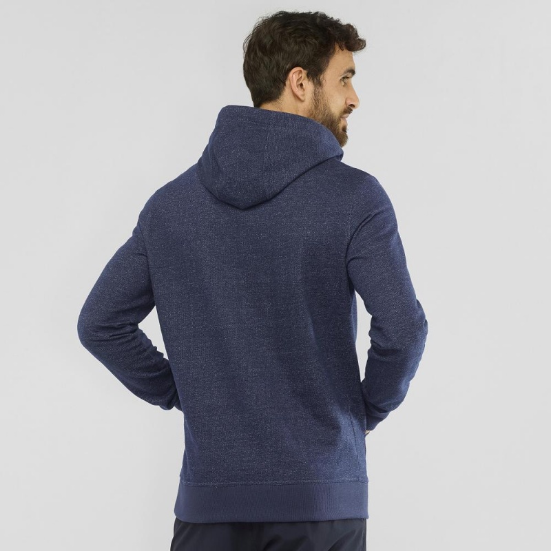 Salomon Shift Hoodie M Hettegenser Marineblå | 48619-BSQY