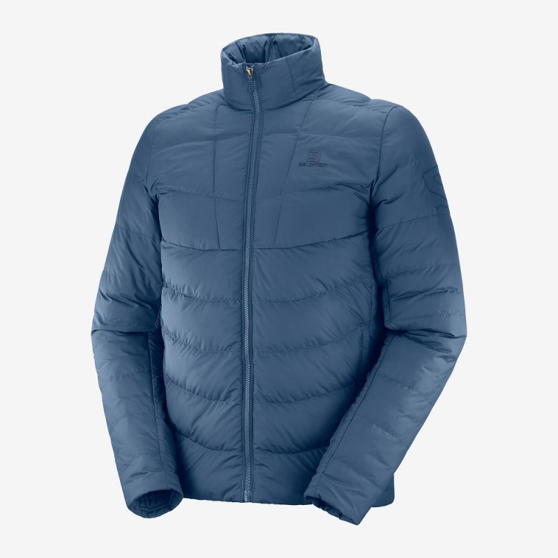 Salomon Sight Storm Jacket M Jakke Marineblå | 54926-GZVJ