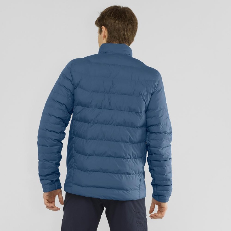 Salomon Sight Storm Jacket M Jakke Marineblå | 54926-GZVJ