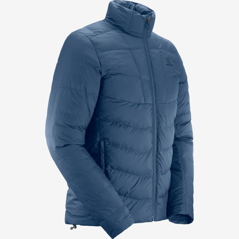 Salomon Sight Storm Jacket M Jakke Marineblå | 54926-GZVJ