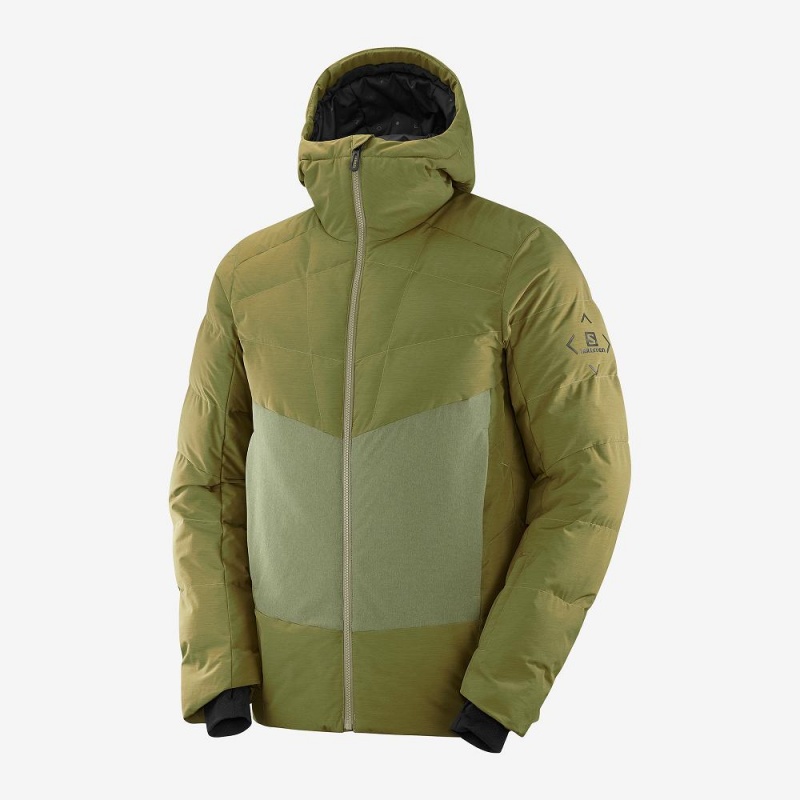 Salomon Snowshelter Jacket M Skijakker Grønn | 38672-JQFD