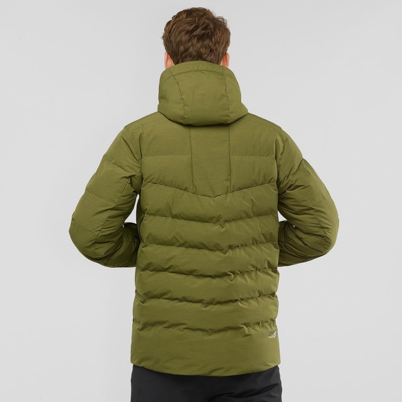 Salomon Snowshelter Jacket M Skijakker Grønn | 38672-JQFD