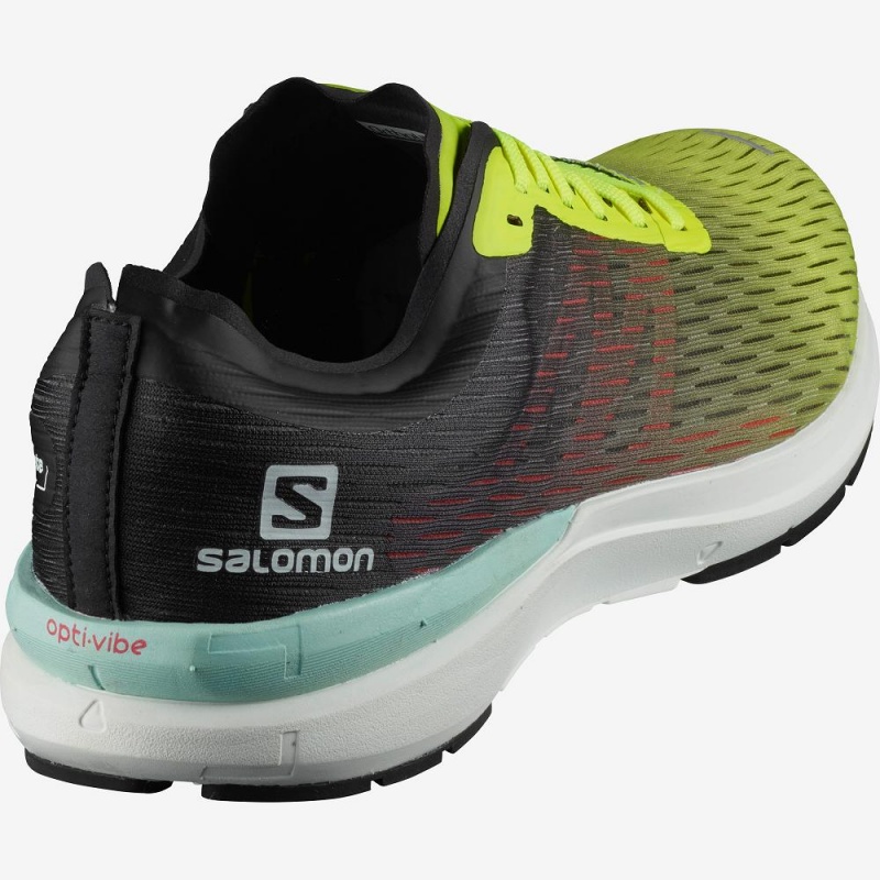 Salomon Sonic 3 Accelerate Løpesko Gul | 28496-IRNP