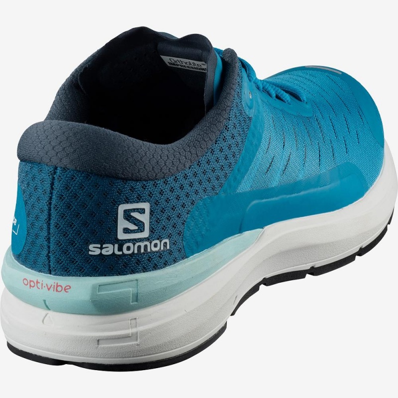 Salomon Sonic 3 Confidence Løpesko Blå | 75302-TOQK