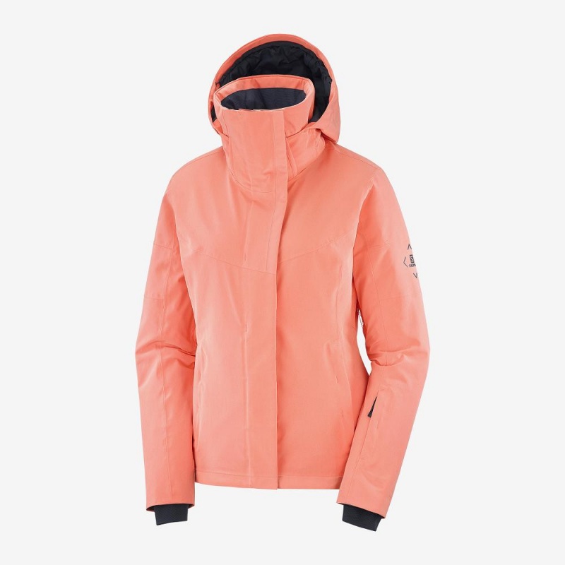 Salomon Speed Skijakker Oransje | 46327-RZDE