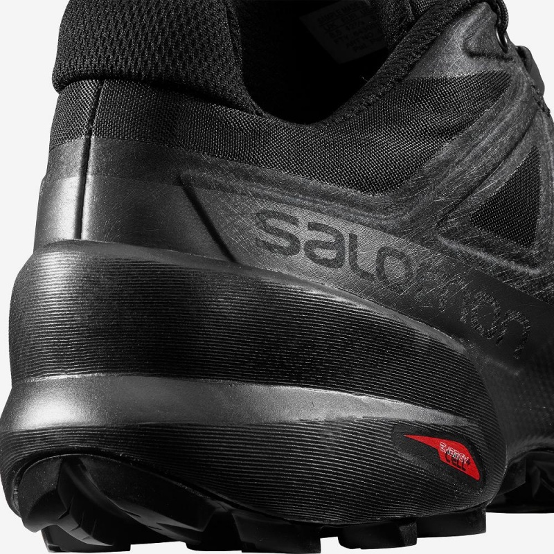 Salomon Speedcross 5 Brede Trail Løpesko Svarte | 54803-PATM