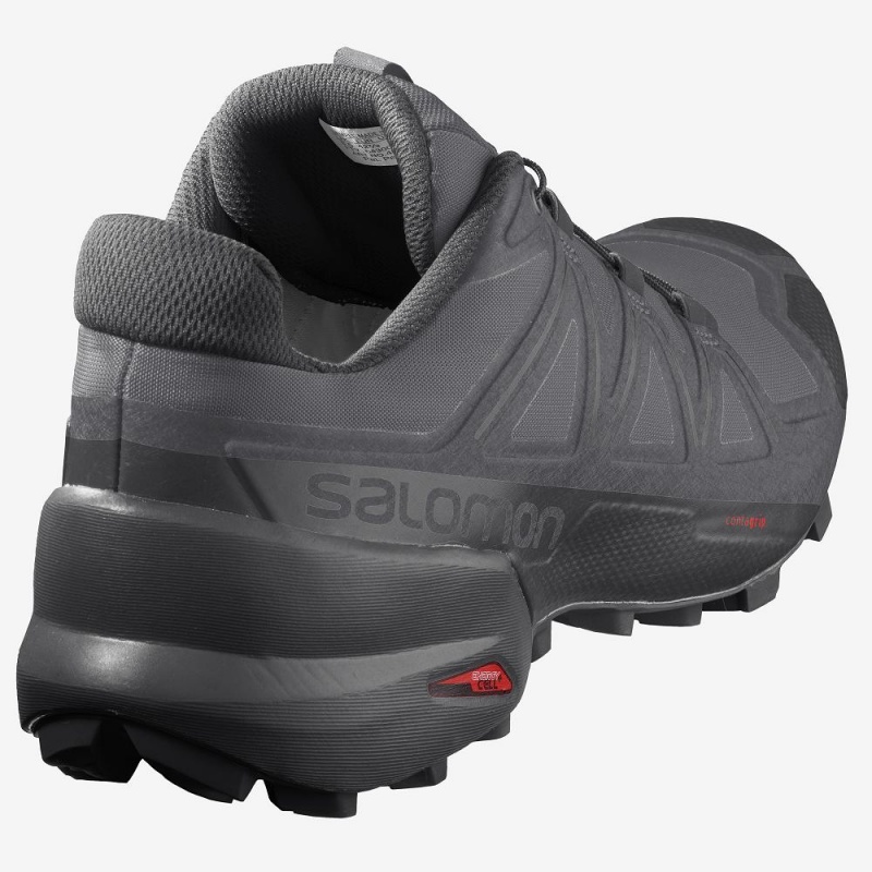 Salomon Speedcross 5 Trail Løpesko Gray | 59124-HFEC