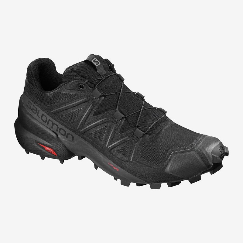 Salomon Speedcross 5 Trail Løpesko Svarte | 87594-KFRP