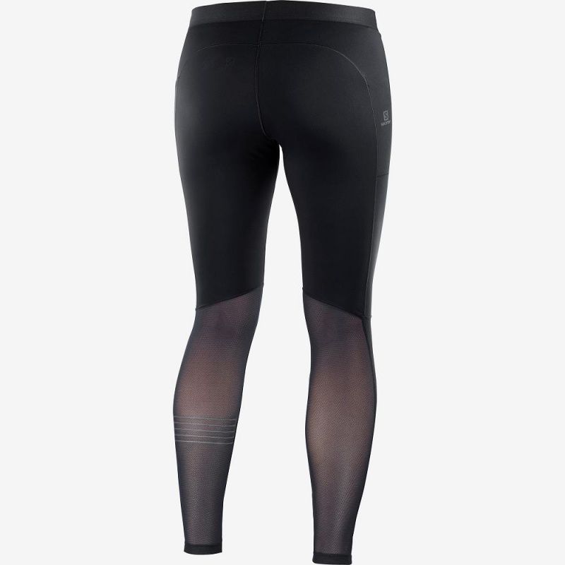 Salomon Support Tight W Tights Svarte | 71490-XNQH