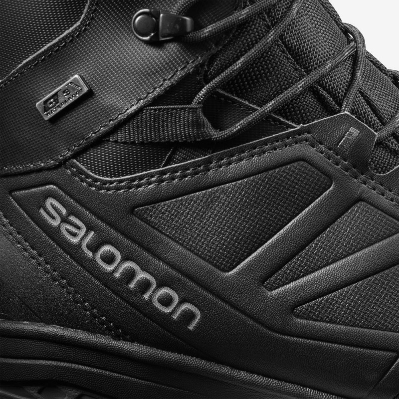 Salomon Toundra Pro Climasalomon Vanntette Vinterstøvler Svarte | 84260-LJMV