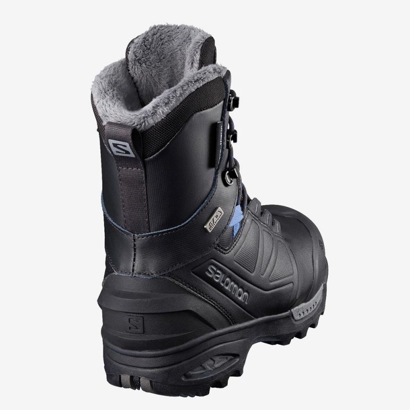 Salomon Toundra Pro Climasalomon Vanntette Vinterstøvler Svarte | 75836-QEOZ