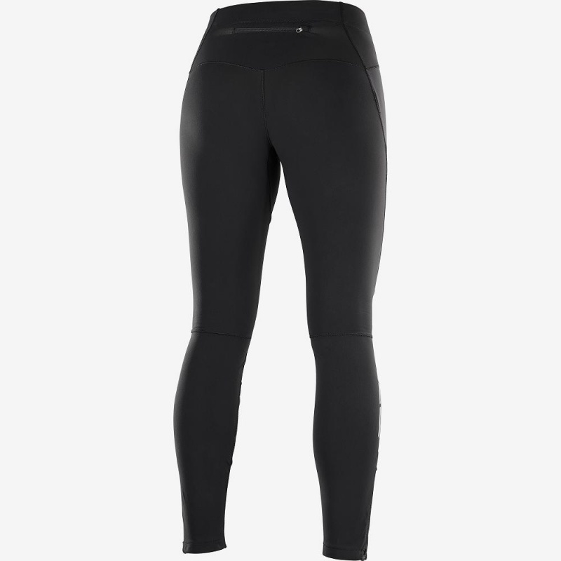 Salomon Trail Runner Ws Tight W Tights Svarte | 97186-DKIC