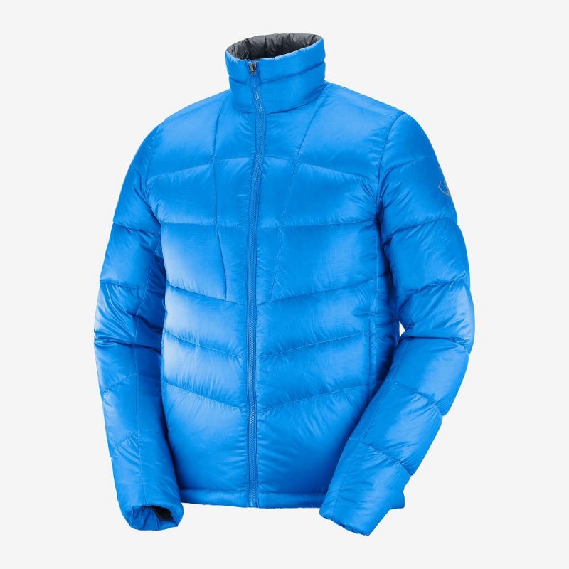 Salomon Transition Down Jacket M Jakke Blå | 34175-KIZO