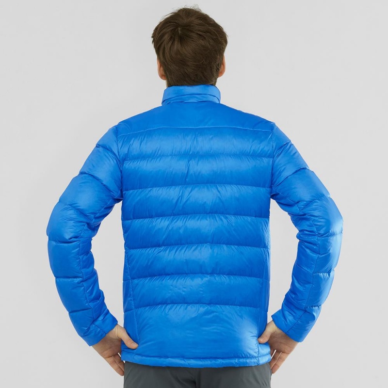 Salomon Transition Down Jacket M Jakke Blå | 34175-KIZO