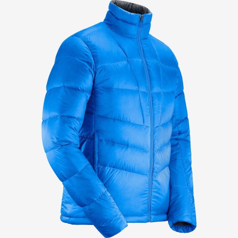 Salomon Transition Down Jacket M Jakke Blå | 34175-KIZO