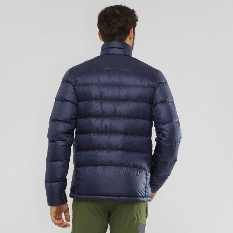 Salomon Transition Down Jacket M Jakke Marineblå | 90785-QMIY