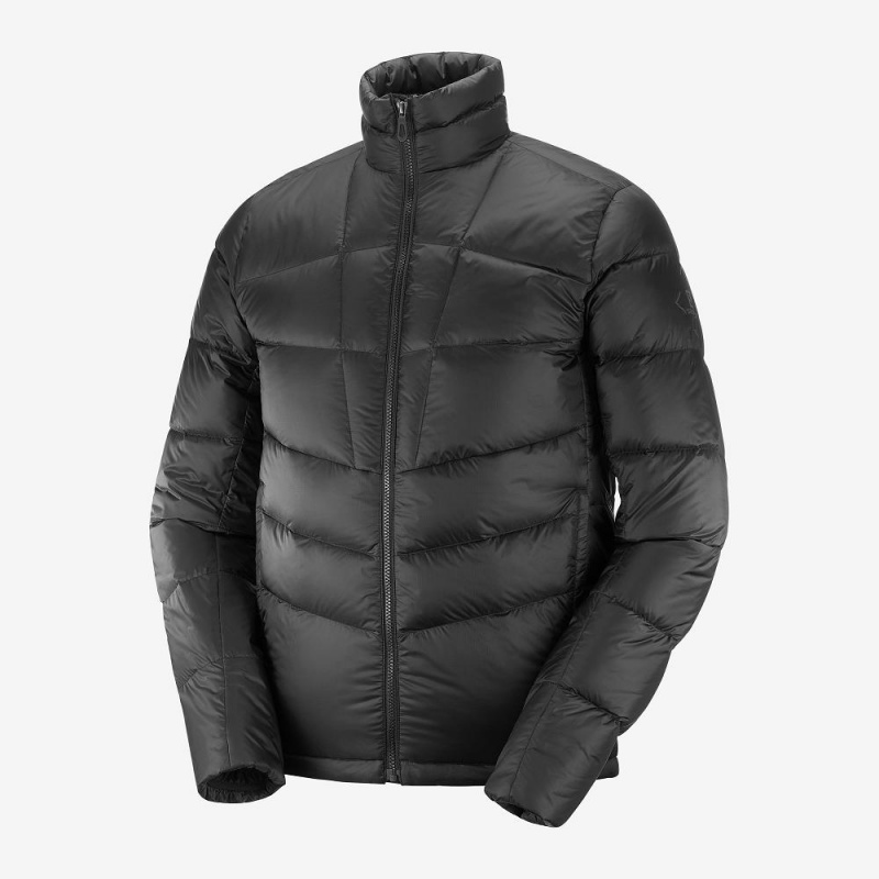 Salomon Transition Down Jacket M Jakke Svarte | 70145-NMUO