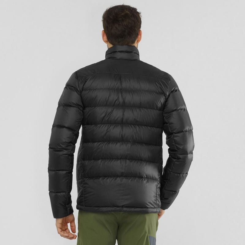 Salomon Transition Down Jacket M Jakke Svarte | 70145-NMUO